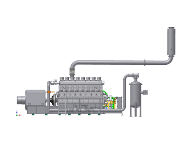 300 gas generator set/industrial gas comprehensive utilization