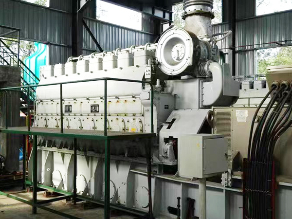 Heavy oil generator set