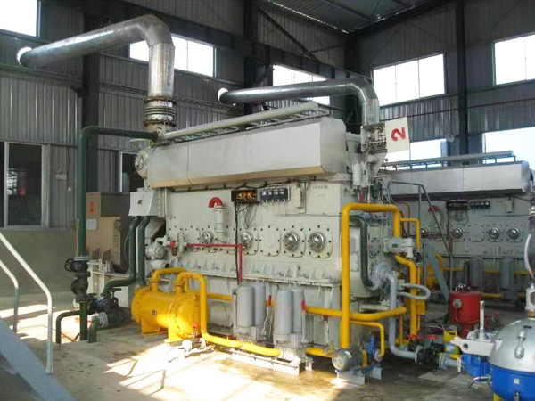Heavy oil generator set