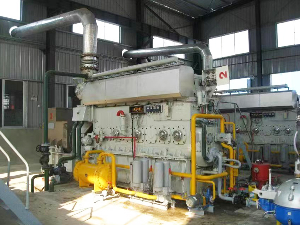 Heavy oil generator set