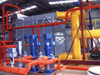 Coal mine wind-depleted gas thermal countercurrent oxidation device