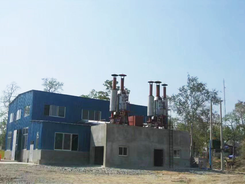 Photos of three 1000kW heavy oil generating units in Cambodia