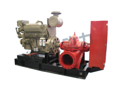 Diesel engine sewage pump unit