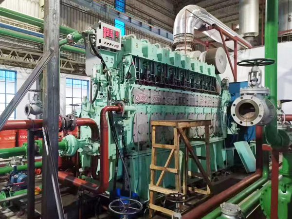 Heavy oil generator set