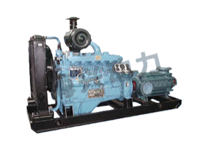 Diesel engine emergency water pump unit