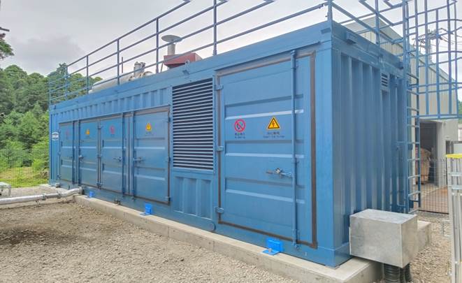  Biomass gas power generation unit project in Japan 