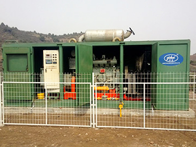 Natural gas generator set