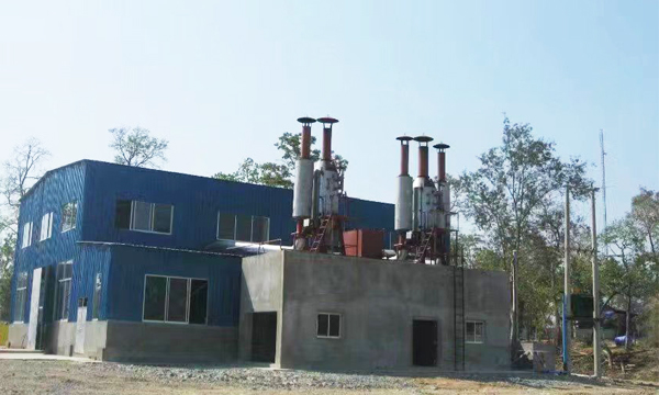 Photos of 3 1000kW heavy oil units in Cambodia