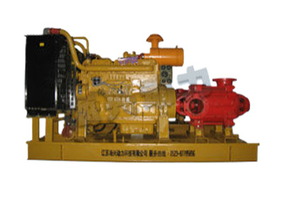 Diesel engine fire water pump unit